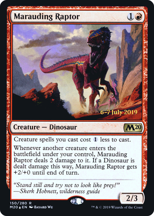 Marauding Raptor (PRE-150S) - rare - Foil