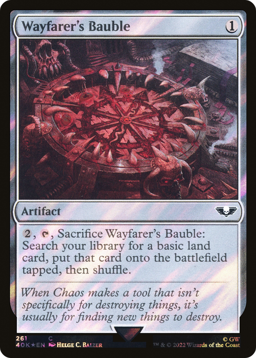 Wayfarer's Bauble (40K-261★) - common - Foil