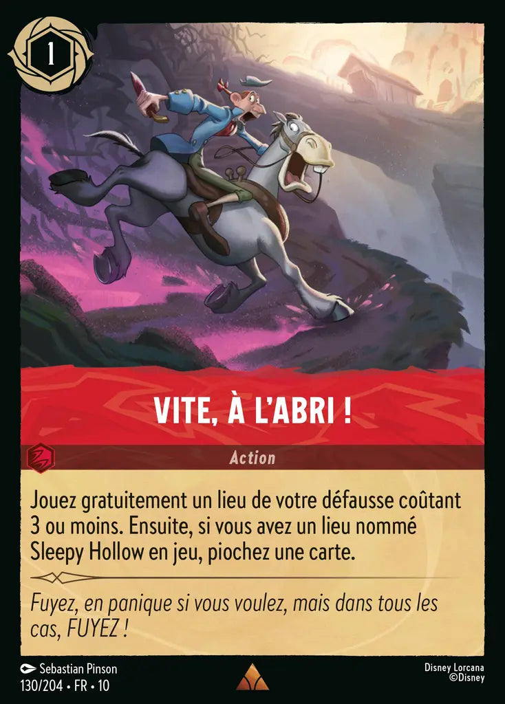 Vite, à l'abri! (130/204) - LDLP - Rare - Cold Foil