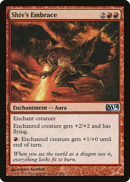 Shiv's Embrace (M14-153) - uncommon - Foil