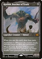 Kozilek, Butcher of Truth (2X2-414) - mythic - Etched Foil