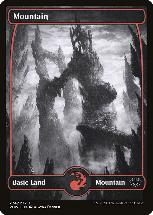 Mountain (VOW-274) - common: (Showcase) - Foil