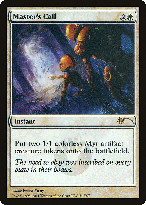 Master's Call (WPN-064) - rare - Foil