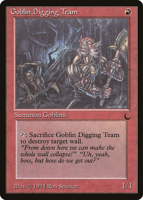 Goblin Digging Team (DRK-065) - common