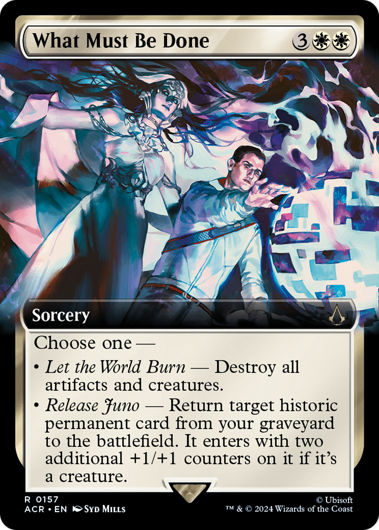 What Must Be Done (ACR-157) - rare: (Extended Art)