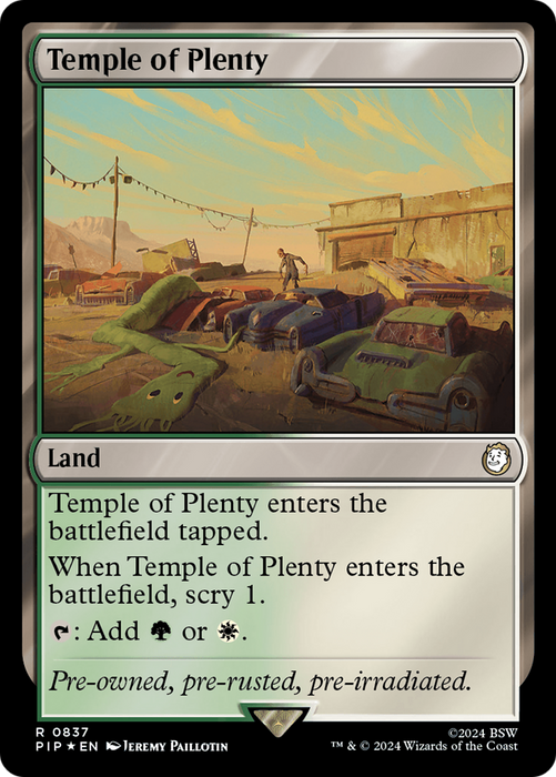 Temple of Plenty (PIP-837) - rare - Foil