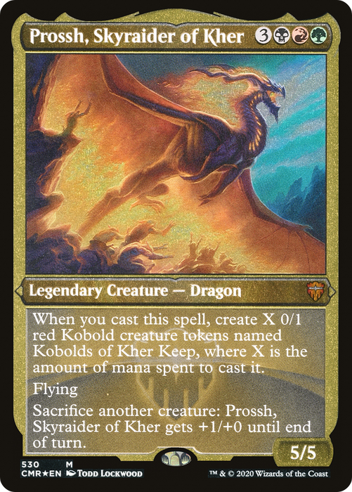 Prossh, Skyraider of Kher (CMR-530) - mythic - Etched Foil