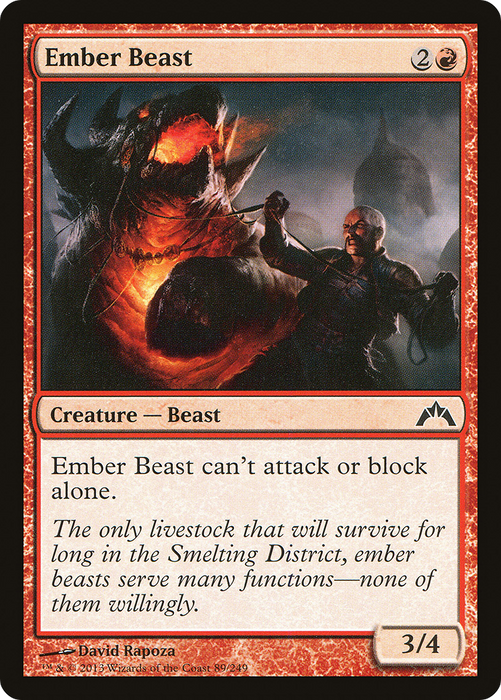 Ember Beast (GTC-089) - common