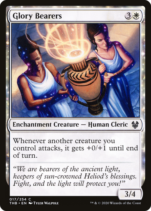 Glory Bearers (THB-017) - common: (enchantment)
