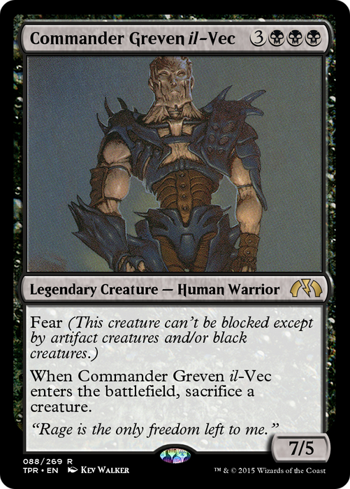 Commander Greven il-Vec (TPR-088) - rare - Foil