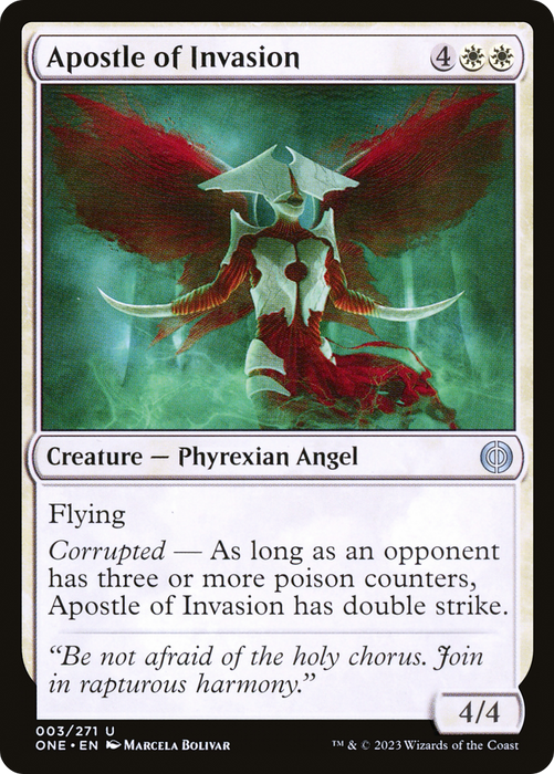 Apostle of Invasion (ONE-003) - uncommon - Foil