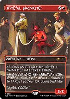 Spiteful Prankster (SLD-801) - rare (Borderless)