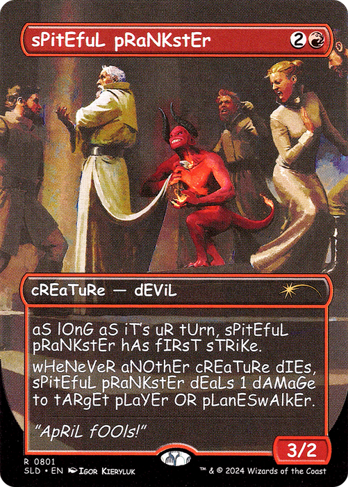 Spiteful Prankster (SLD-801) - rare (Borderless)