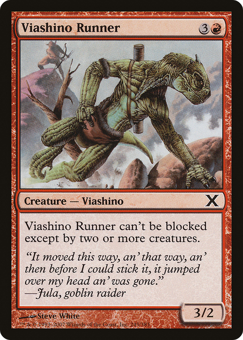 Viashino Runner (10E-245) - common - Foil