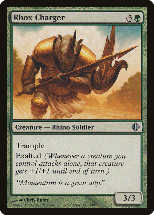 Rhox Charger (ALA-145) - uncommon - Foil