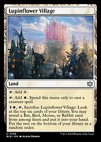 Lupinflower Village (BLB-256) - uncommon - Foil
