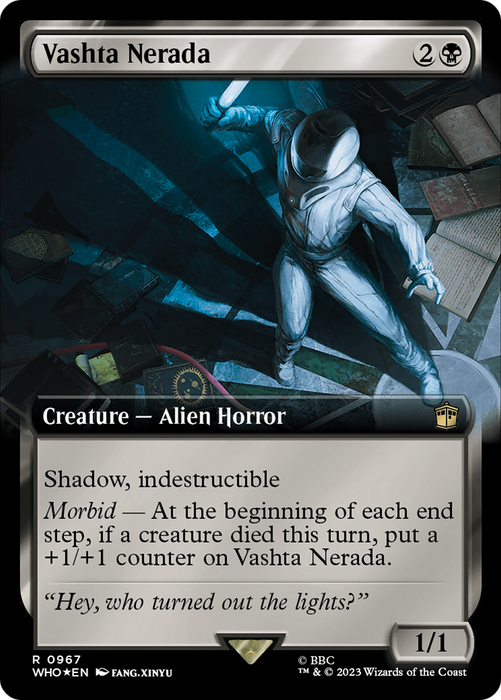 Vashta Nerada (WHO-967) - rare: (Extended Art) - Foil