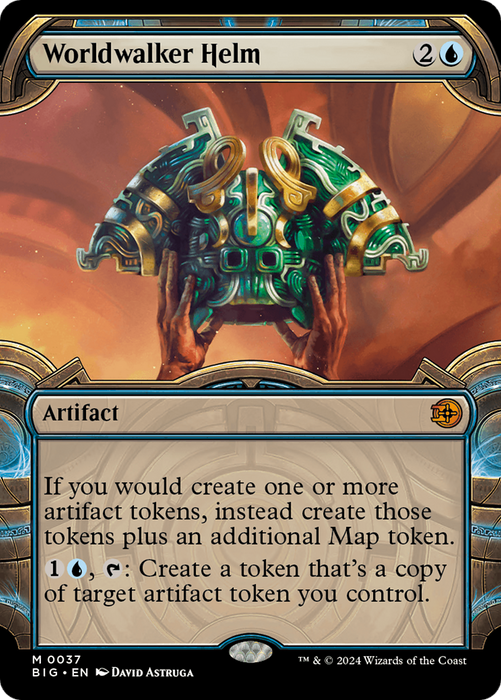 Worldwalker Helm (BIG-037) - mythic: (Showcase) - Foil