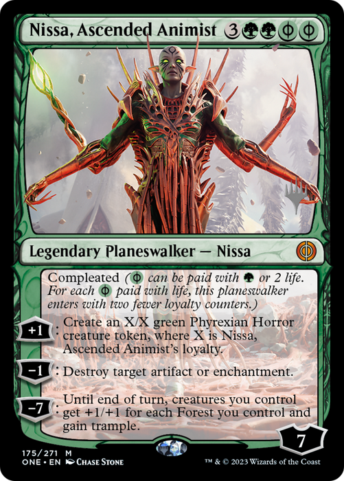 Nissa, Ascended Animist (PPONE-175P) - mythic - Foil