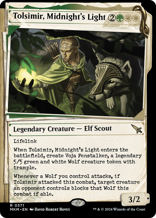 Tolsimir, Midnight's Light (MKM-371) - rare: (Showcase) - Foil