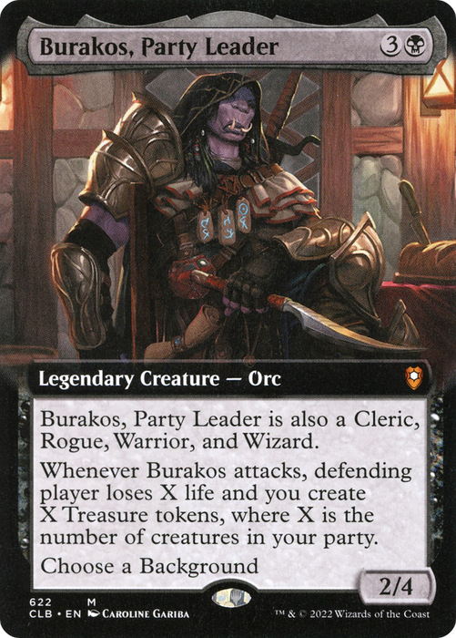 Burakos, Party Leader (CLB-622) - mythic: (Extended Art) - Foil