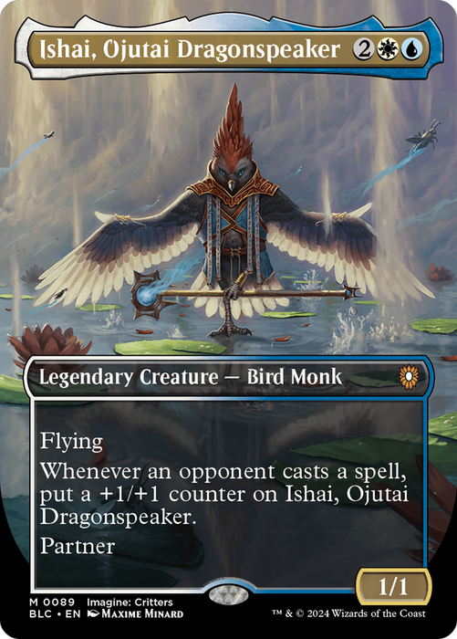 Ishai, Ojutai Dragonspeaker (BLC-089) - mythic (Borderless)