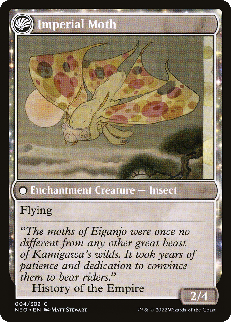Befriending the Moths // Imperial Moth (NEO-004) - common: (fandfc, enchantment)