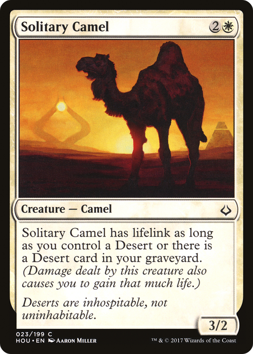 Solitary Camel (HOU-023) - common - Foil