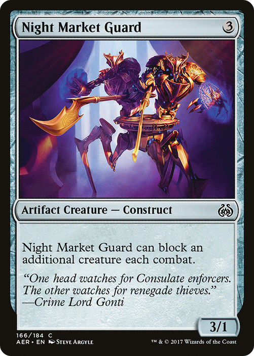 Night Market Guard (AER-166) - common - Foil