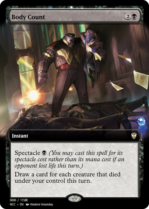 Body Count (PRM-99893) - rare - Foil
