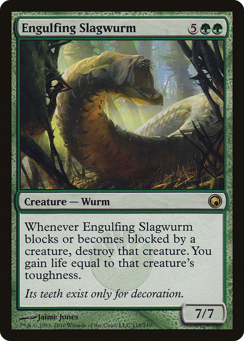 Engulfing Slagwurm (SOM-118) - rare - Foil