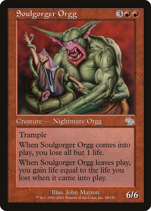 Soulgorger Orgg (JUD-099) - uncommon - Foil
