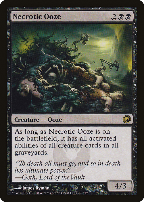 Necrotic Ooze (SOM-072) - rare - Foil