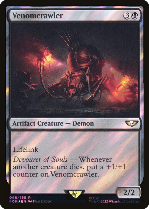 Venomcrawler (40K-68★) - rare - Foil
