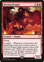 Nesting Dragon (C18-024) - rare