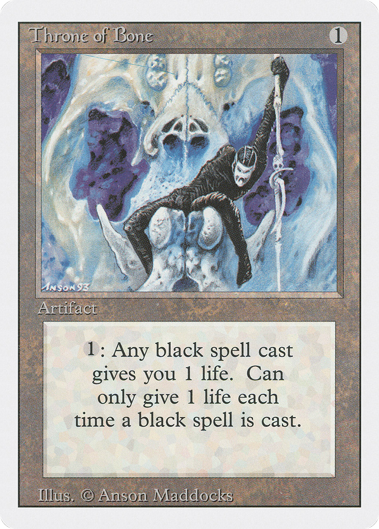 Throne of Bone (3ED-279) - uncommon