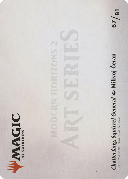 Chatterfang, Squirrel General // Chatterfang, Squirrel General (AMH2-067) - common (Borderless)