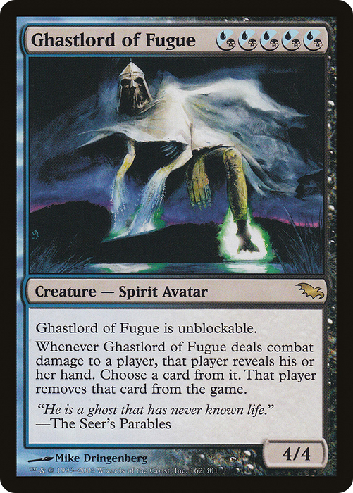 Ghastlord of Fugue (SHM-162) - rare - Foil