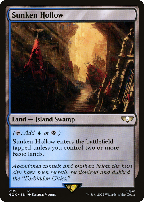 Sunken Hollow (40K-295) - rare
