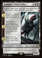 Summon: Primal Odin (FIN-121) - rare: (enchantment) - Foil
