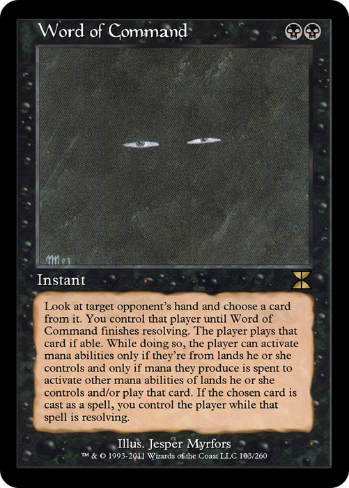Word of Command (ME4-103) - rare - Foil