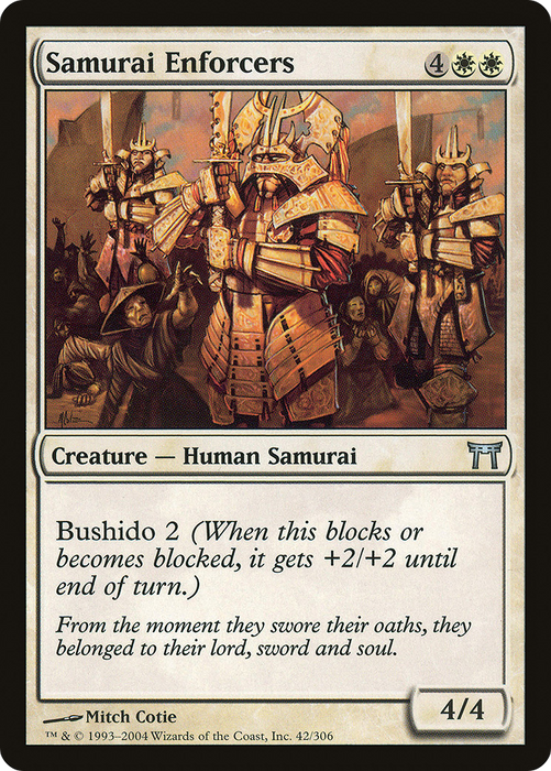 Samurai Enforcers (CHK-042) - uncommon - Foil
