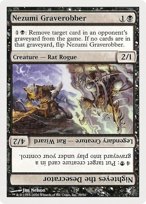 Nezumi Graverobber // Nighteyes the Desecrator (PHUK-039) - uncommon