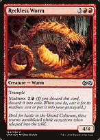 Reckless Wurm (UMA-144) - common