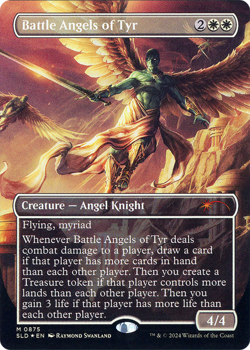 Battle Angels of Tyr (SLD-875) - rare (Borderless) - Foil