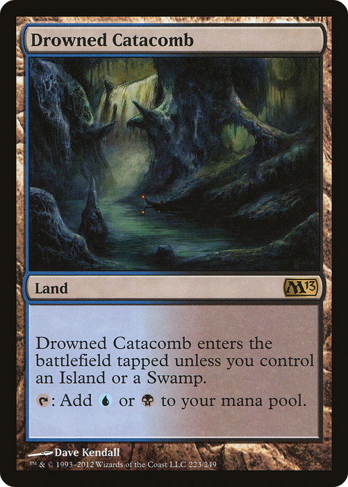 Drowned Catacomb (M13-223) - rare - Foil