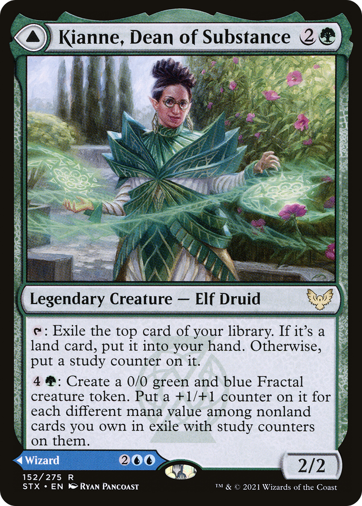 Kianne, Dean of Substance // Imbraham, Dean of Theory (STX-152) - rare