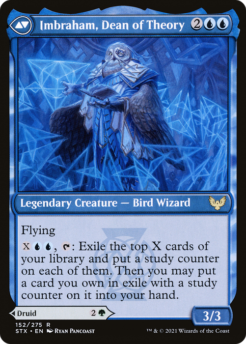 Kianne, Dean of Substance // Imbraham, Dean of Theory (STX-152) - rare - Foil