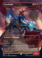 Scourge of the Throne (SLD-1033) - mythic / Stardrake (Borderless) - Foil