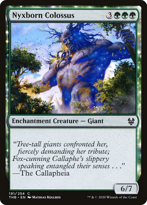 Nyxborn Colossus (THB-191) - common: (enchantment) - Foil
